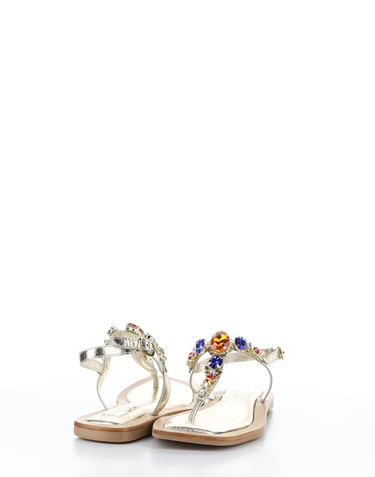 OTU GOLD LEATHER/JEWELS
