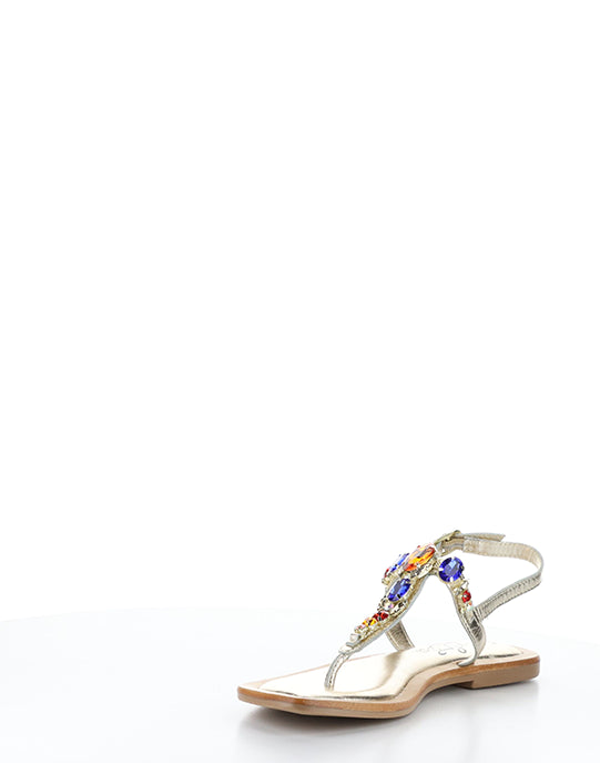 OTU GOLD LEATHER/JEWELS
