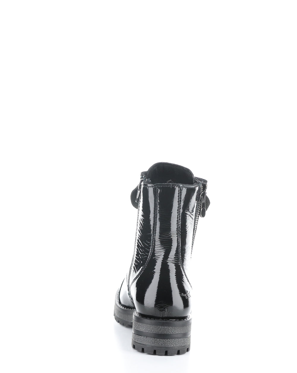 PAULIE BLACK ROUND TOE BOOTS
