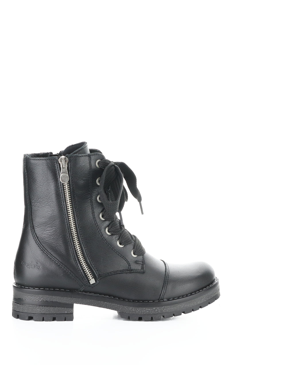 Paulie Black Feel Leather