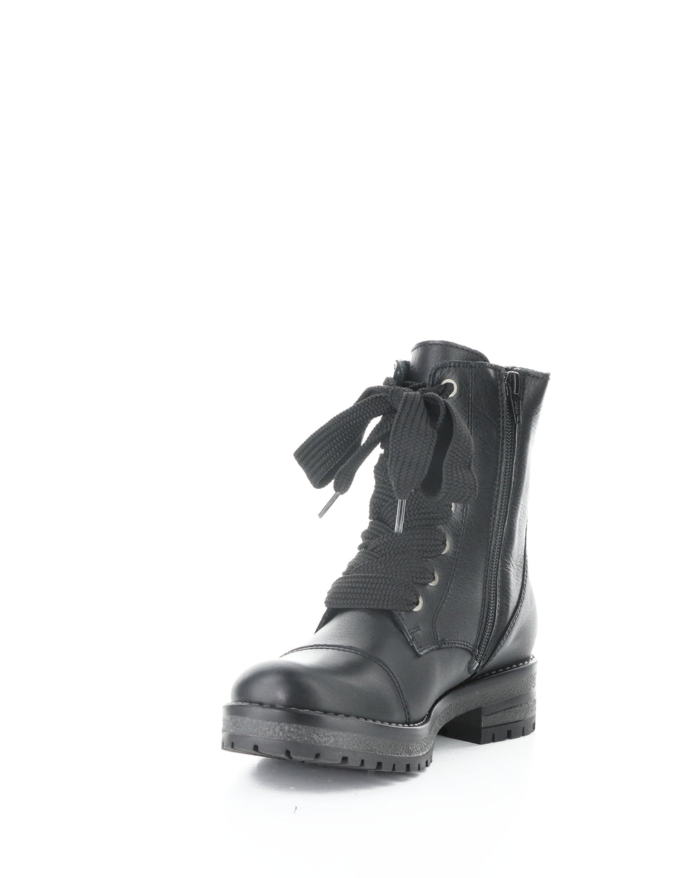 Paulie Black Feel Leather