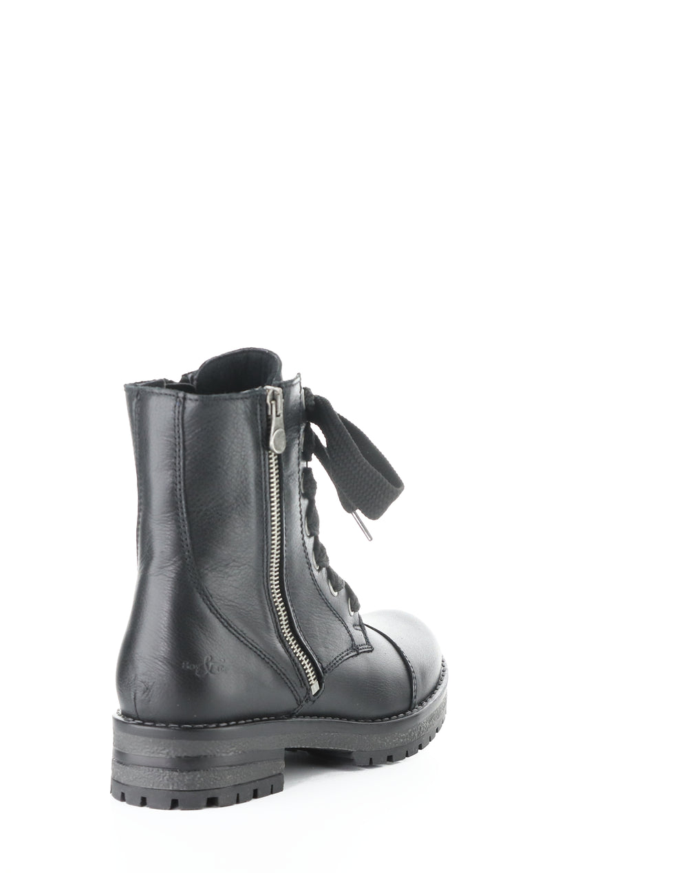 Paulie Black Feel Leather