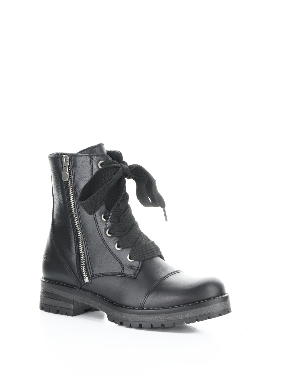 Paulie Black Feel Leather