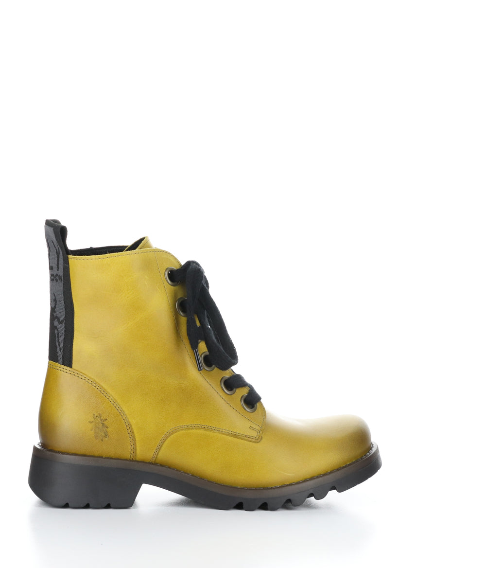 Ragi539Fly 030 Mustard Lace-Up Boots