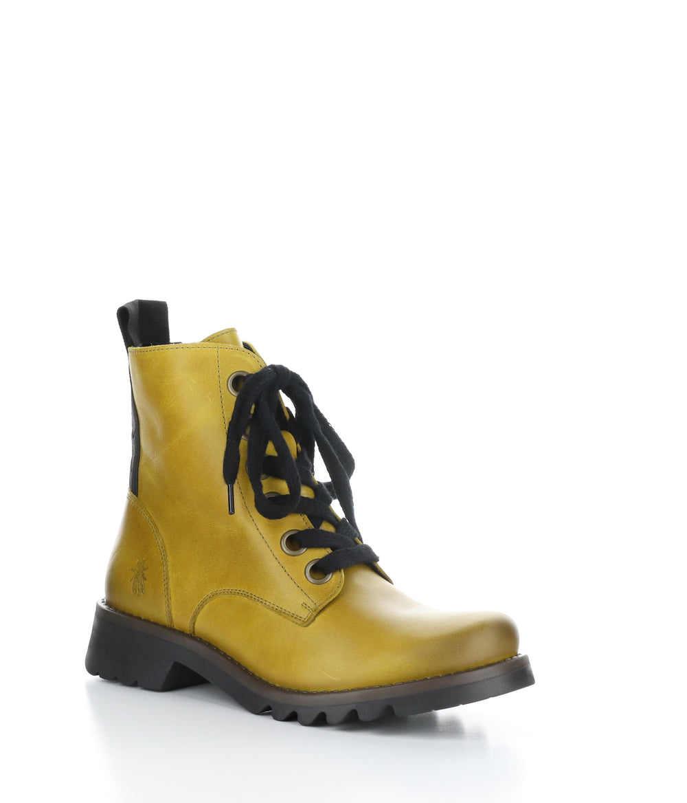 Ragi539Fly 030 Mustard Lace-Up Boots