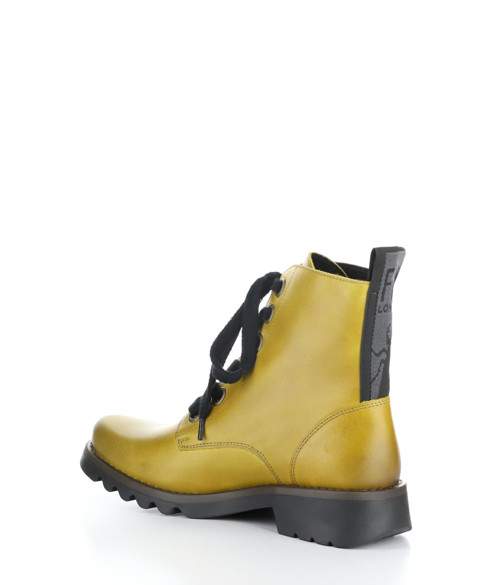 Ragi539Fly 030 Mustard Lace-Up Boots