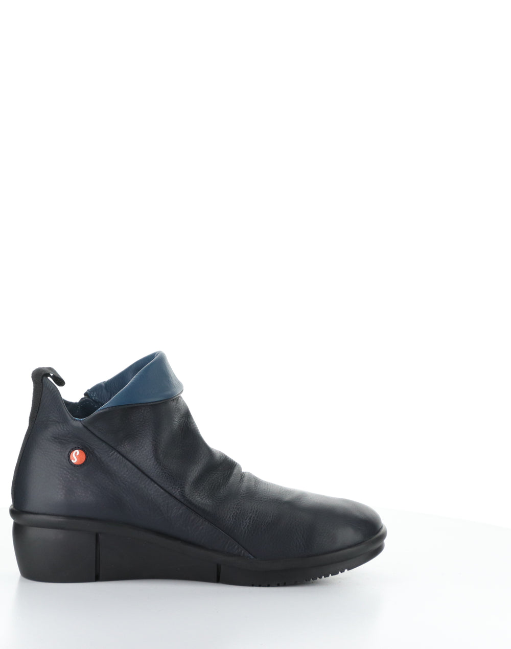 Rara808Sof 003 Navy Round Toe Boots