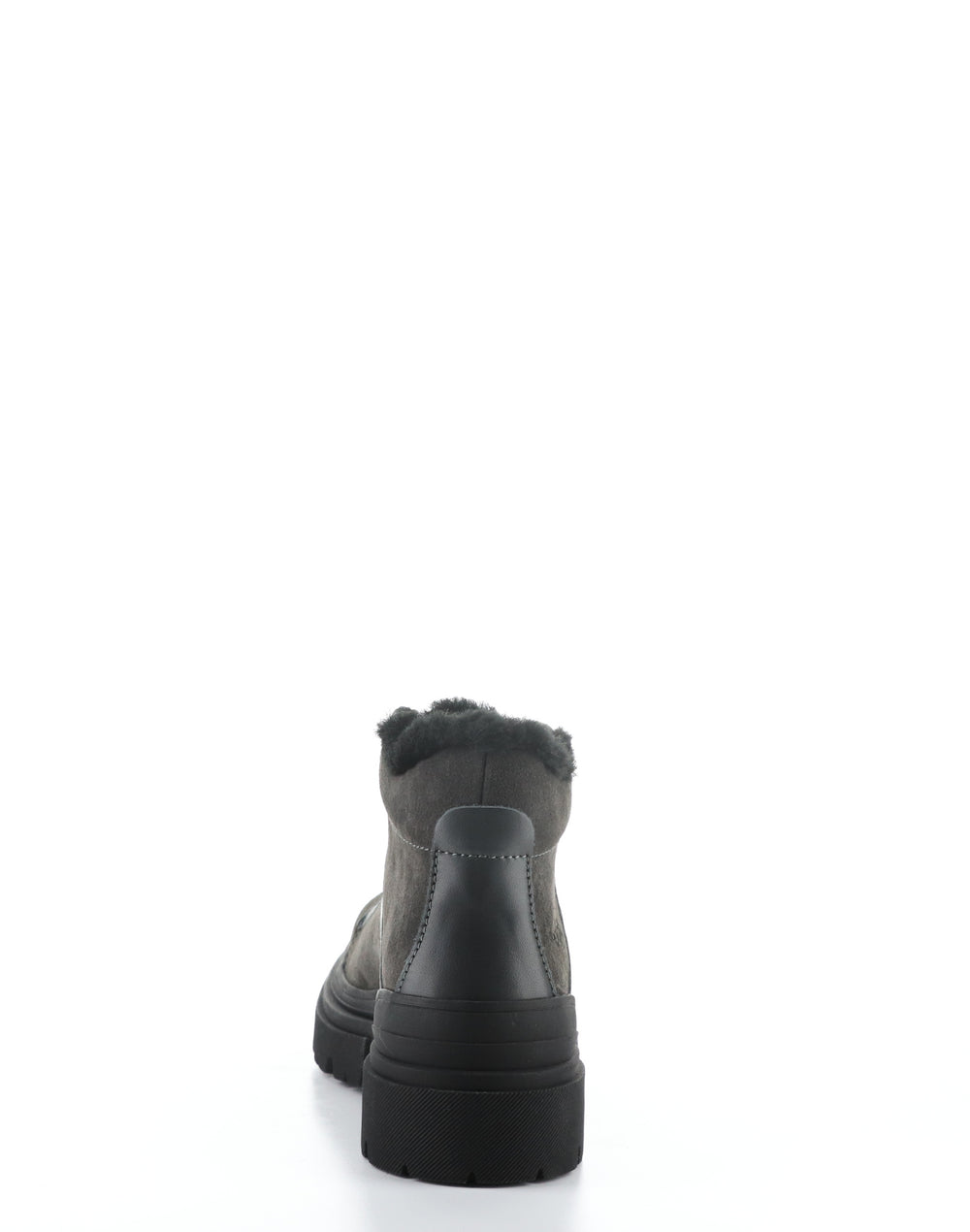 RIVER GREY/BLACK Round Toe Boots