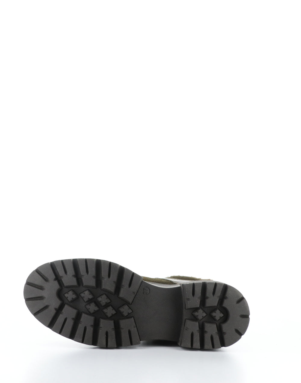 RIVER OLIVE/DARK BROWN Round Toe Boots