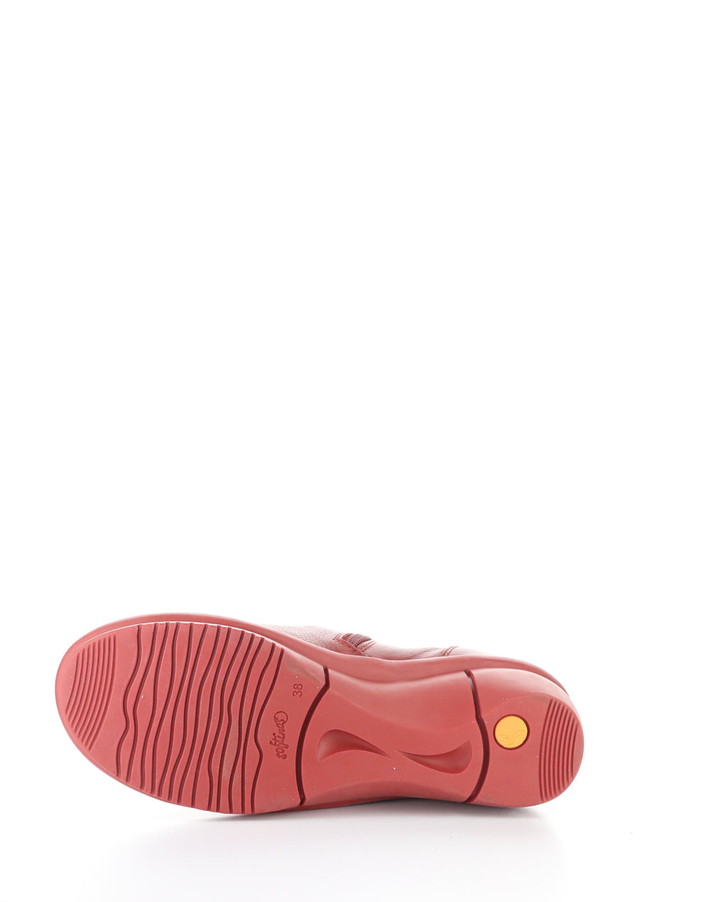 ROTT809SOF 001 RED Round Toe Boots