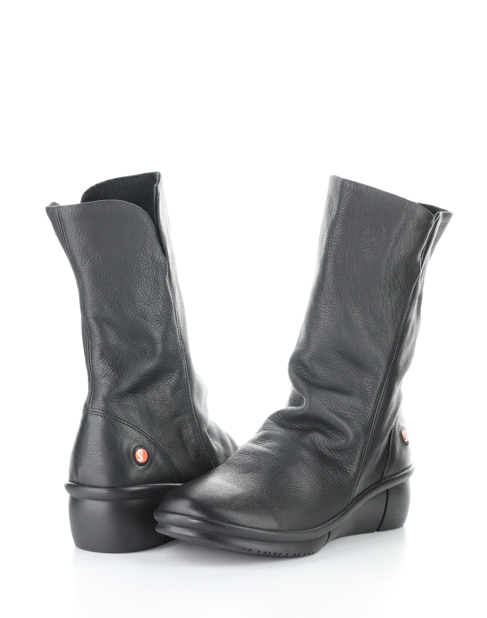 ROTT809SOF 004 BLACK Round Toe Boots