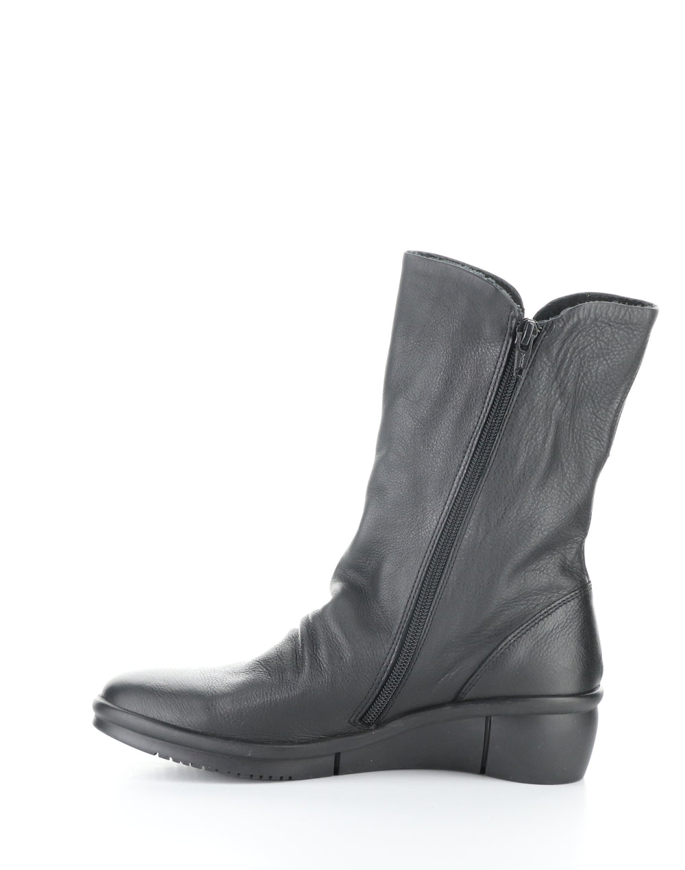 ROTT809SOF 004 BLACK Round Toe Boots