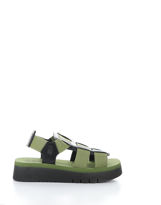 SAMB245FLY 001 BLACK/AGREEN BRIDLE/ELAST