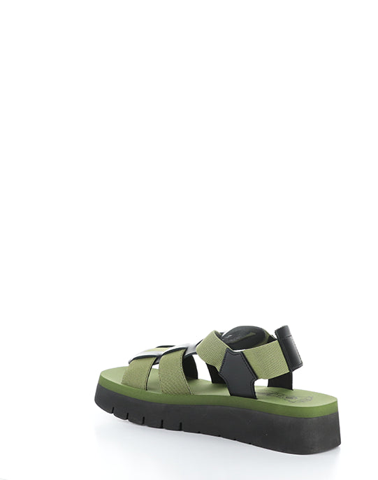 SAMB245FLY 001 BLACK/AGREEN BRIDLE/ELAST