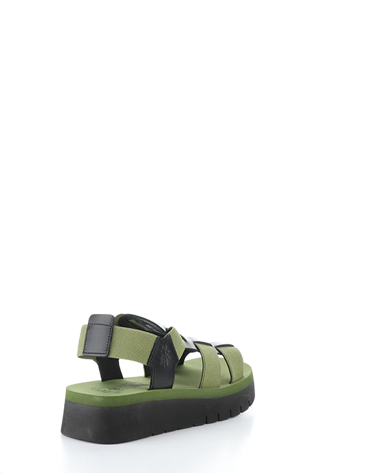 SAMB245FLY 001 BLACK/AGREEN BRIDLE/ELAST