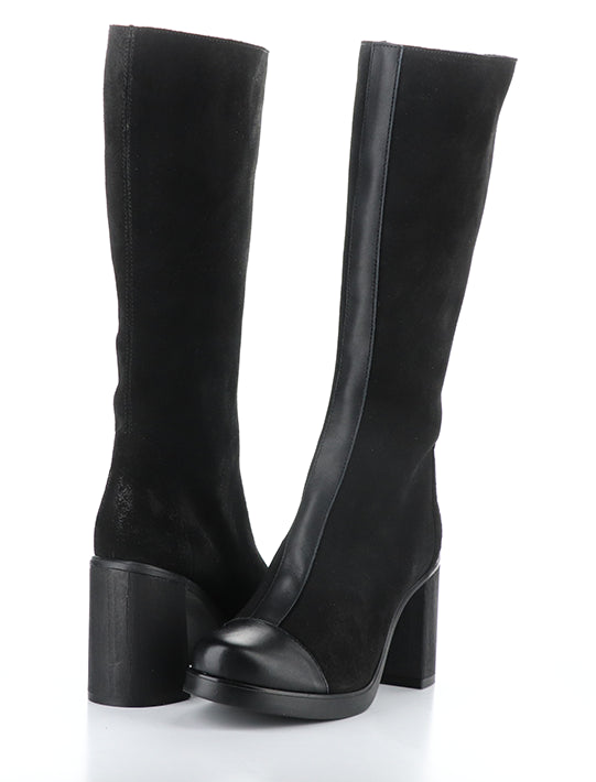 SUSI022FLY 002 BLACK DUBLIN/OIL SUEDE