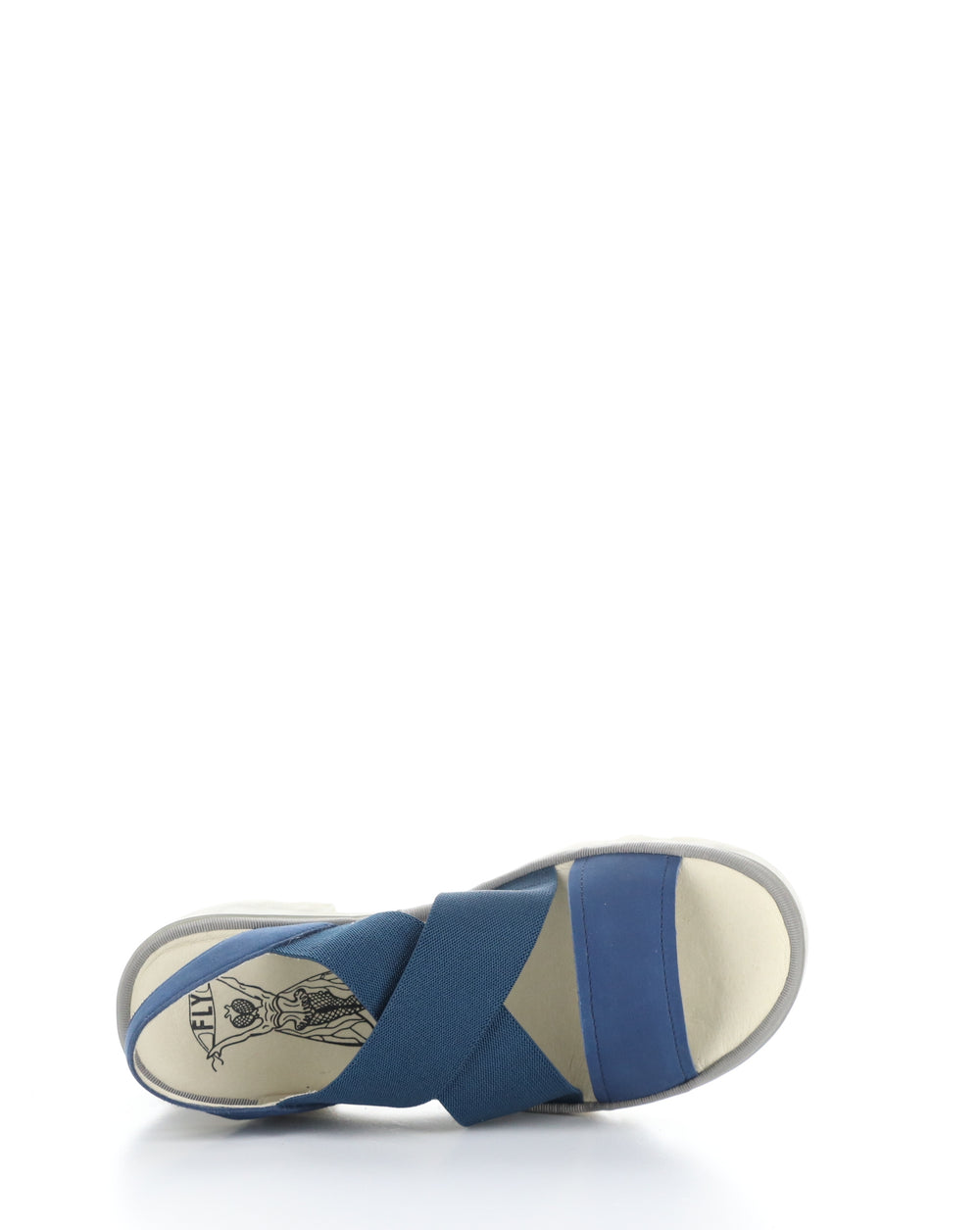 TAJI502FLY 002 BLUE Round Toe Sandals