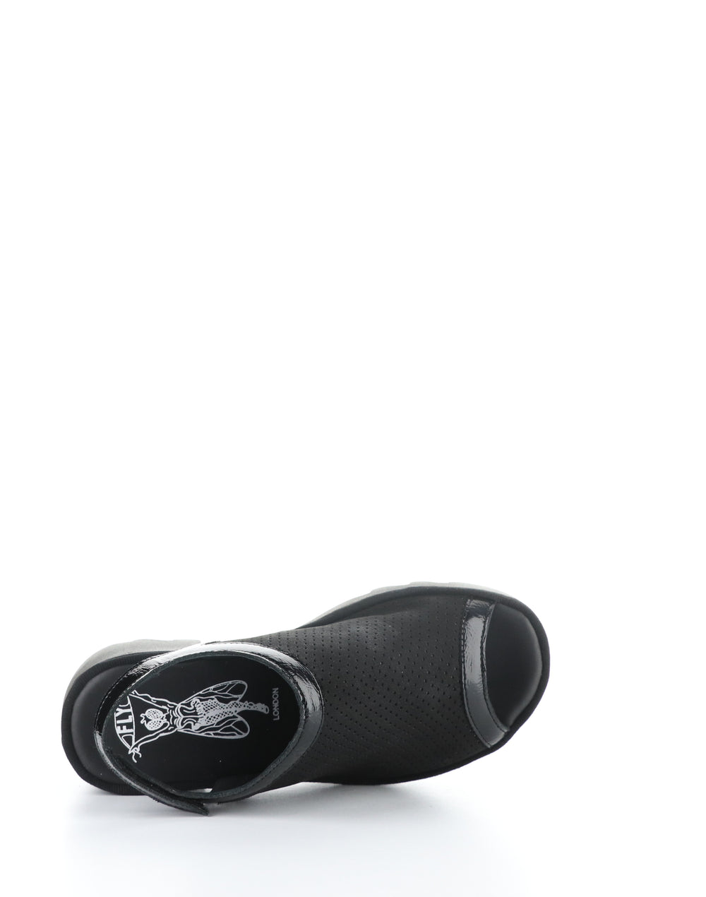 TEIF577FLY 000 BLACK Round Toe Sandals