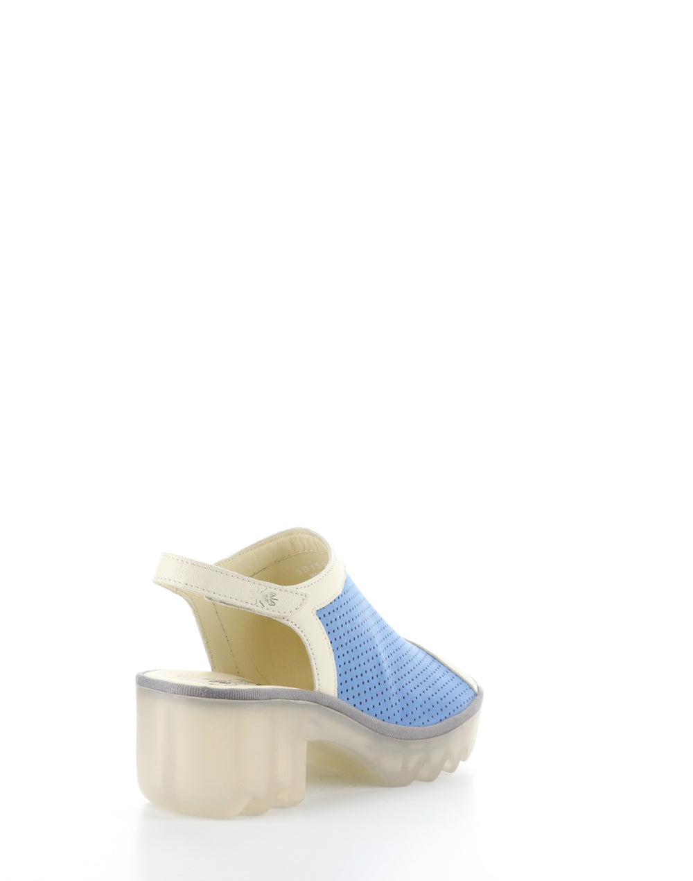 TEIF577FLY 001 BLUE/OFFWHT Round Toe Sandals