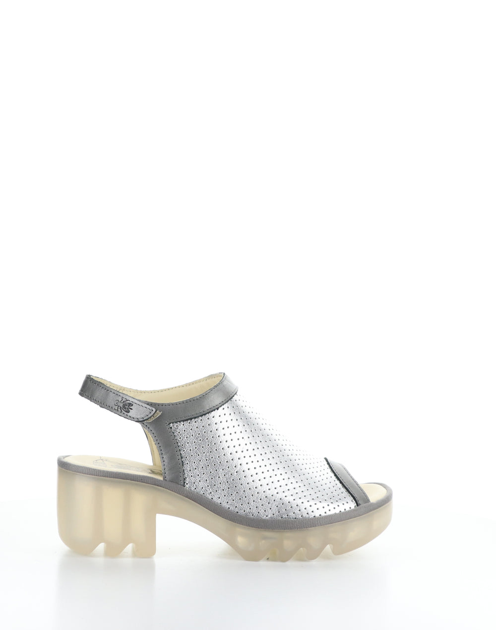 TEIF577FLY 003 SILVER/PLOMO Round Toe Sandals