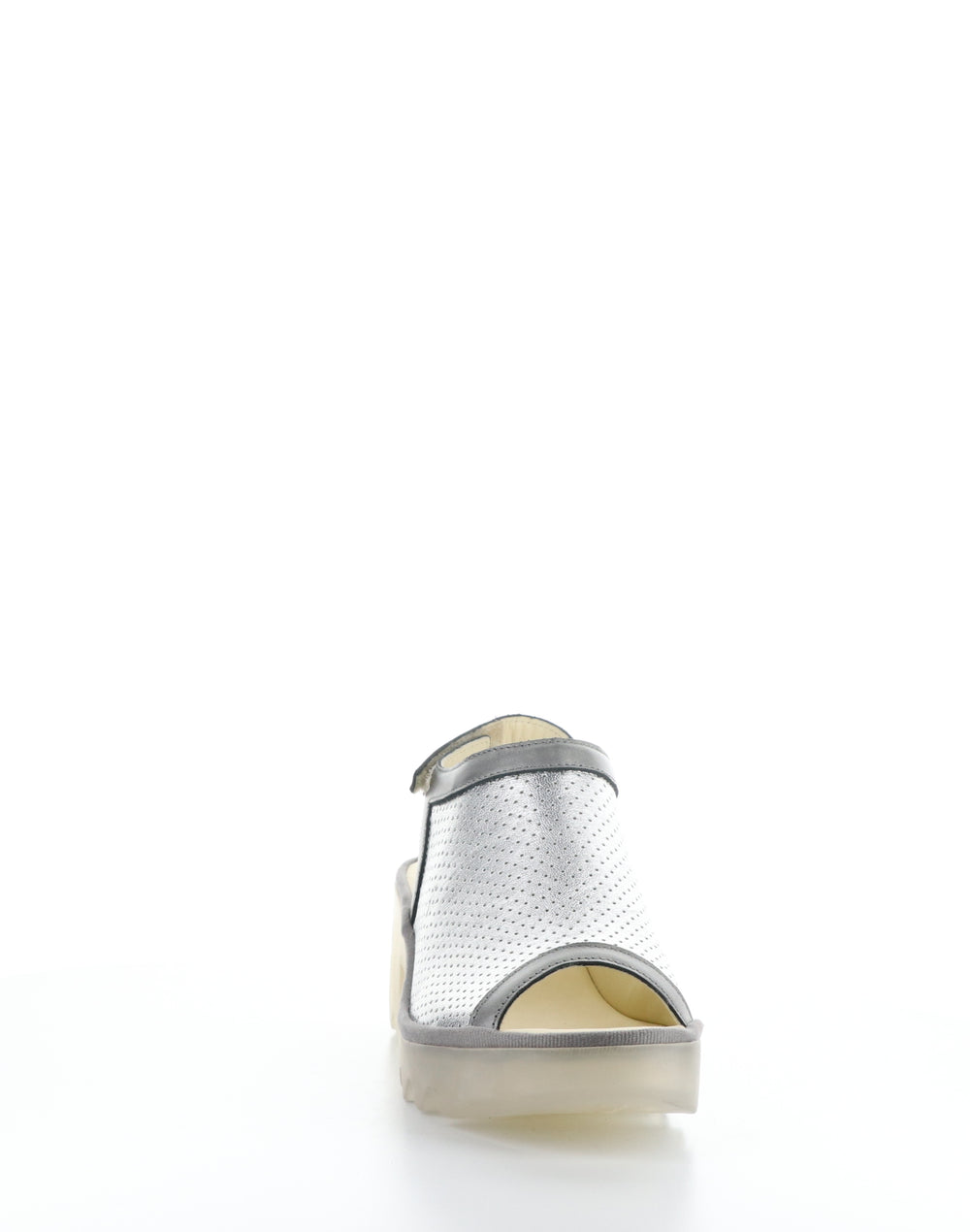 TEIF577FLY 003 SILVER/PLOMO Round Toe Sandals