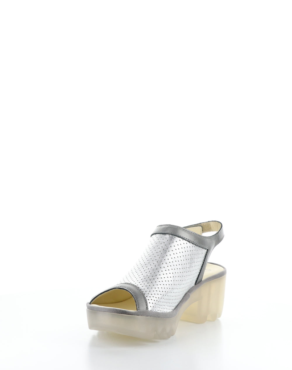 TEIF577FLY 003 SILVER/PLOMO Round Toe Sandals