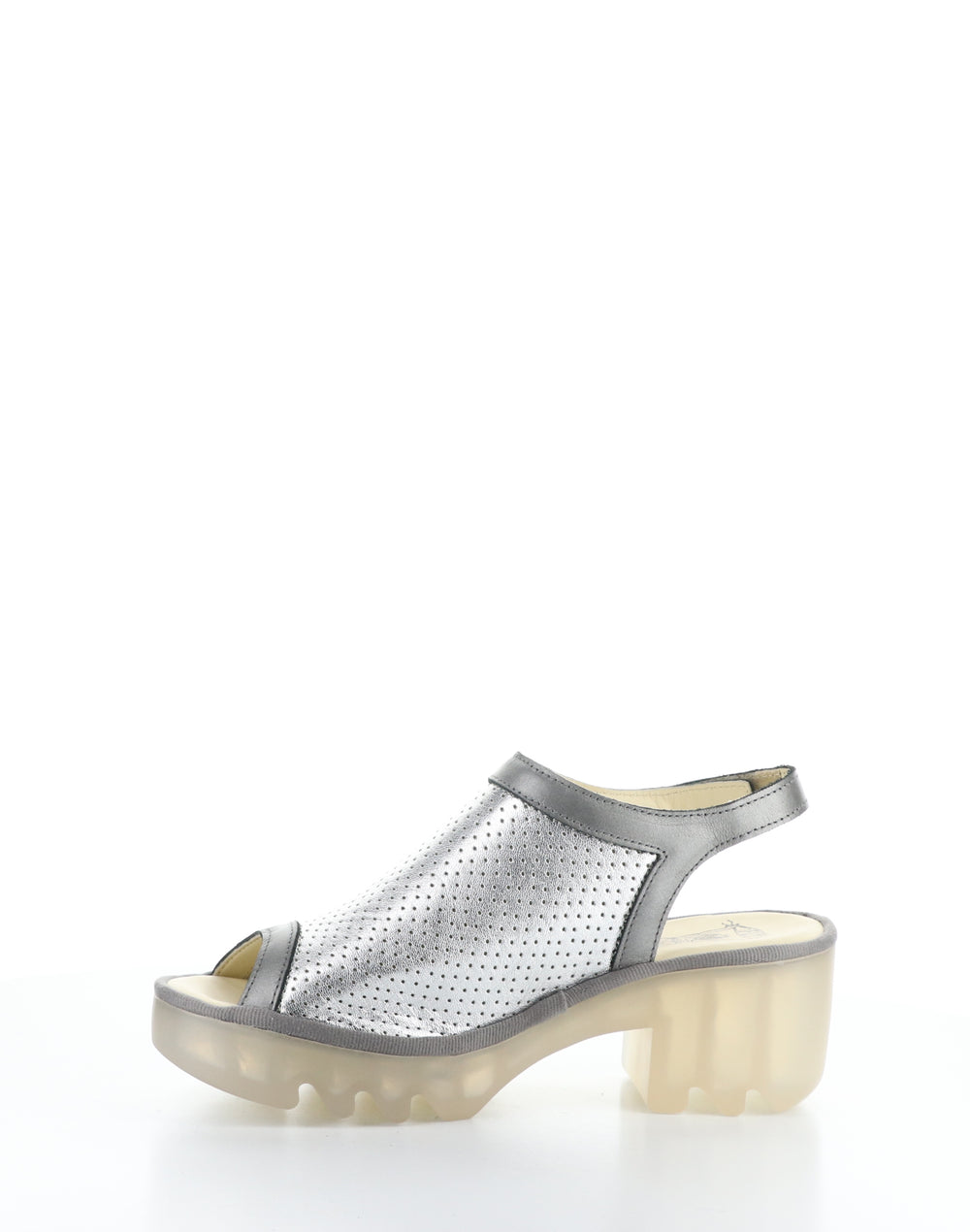 TEIF577FLY 003 SILVER/PLOMO Round Toe Sandals