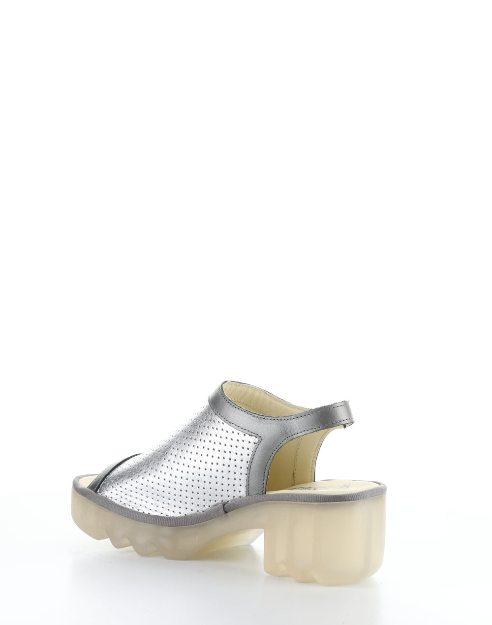 TEIF577FLY 003 SILVER/PLOMO Round Toe Sandals