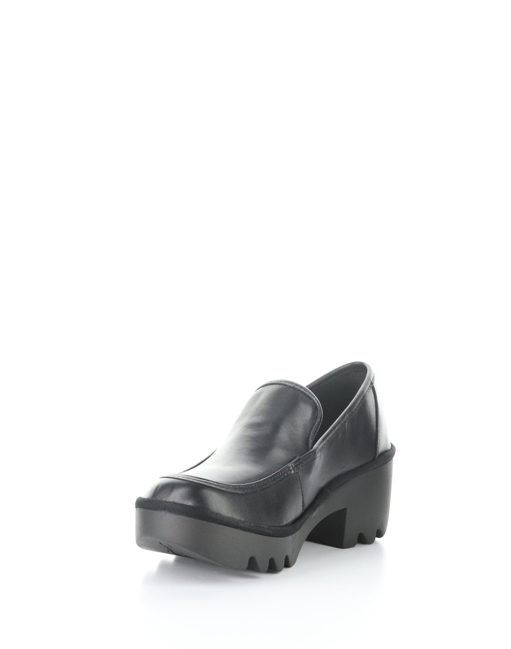 Teik590Fly 000 Black Round Toe Shoes