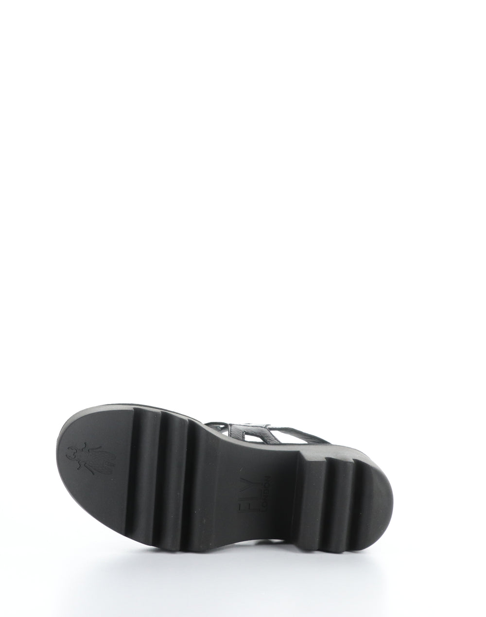TEWA573FLY 001 BLACK Round Toe Sandals