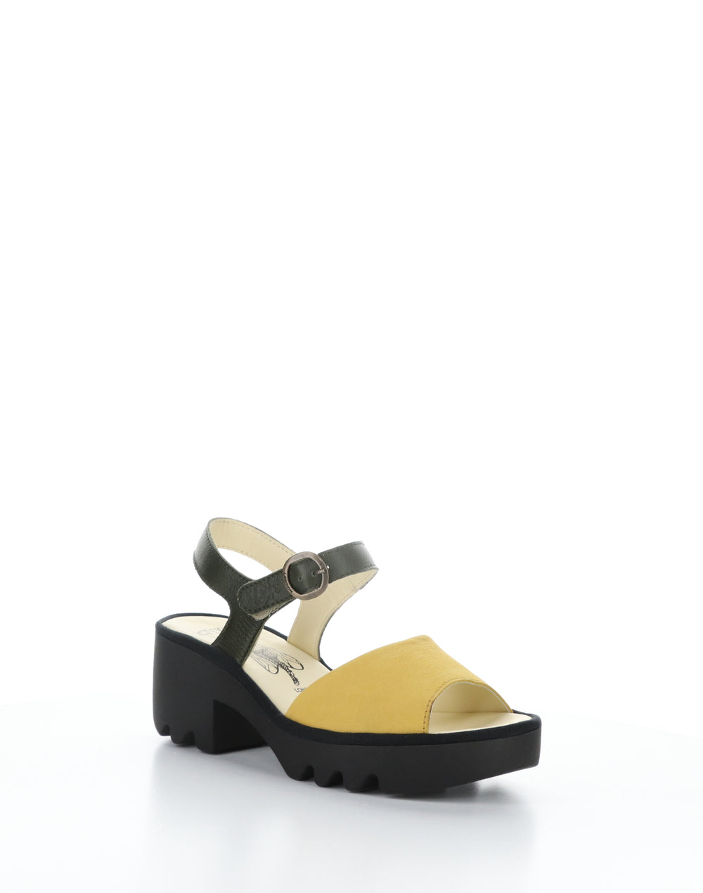 Tull503Fly 005 Bbee/Khaki Round Toe Sandals