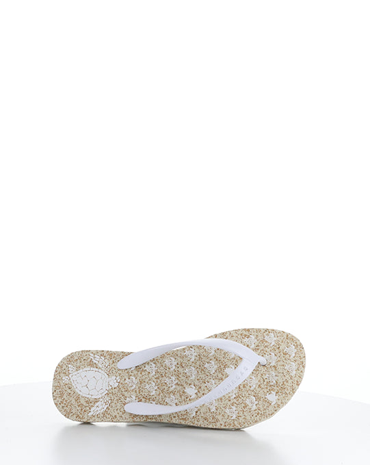 Turtle112Asp Natural/White Round Toe Shoes|Turtle112Asp Chaussures Ͽ½Ͽ½ Bout Rond In Blanc