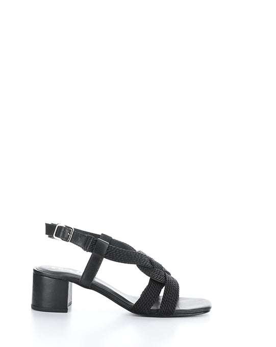 UPBEAT BLACK LEATHER/ROPE