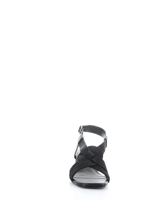 UPBEAT BLACK LEATHER/ROPE