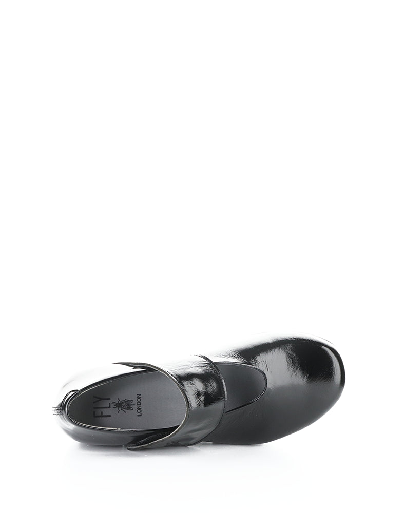 Vari188Fly 008 Black Velcro Shoes