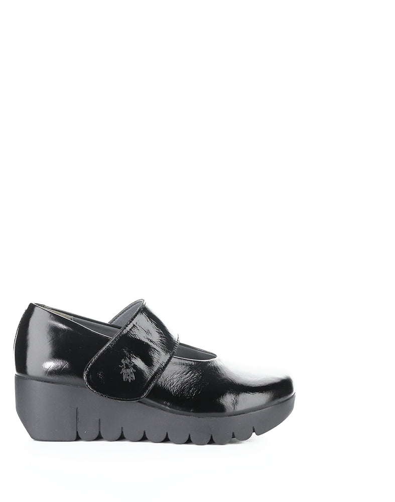 Vari188Fly 008 Black Velcro Shoes