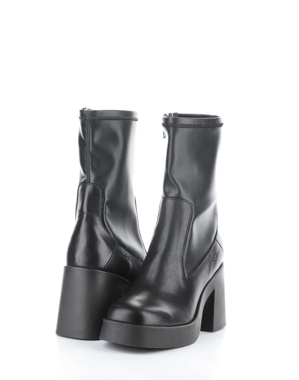 VIVICA BLACK Round Toe Boots