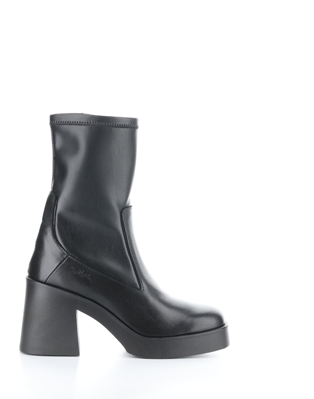 VIVICA BLACK Round Toe Boots