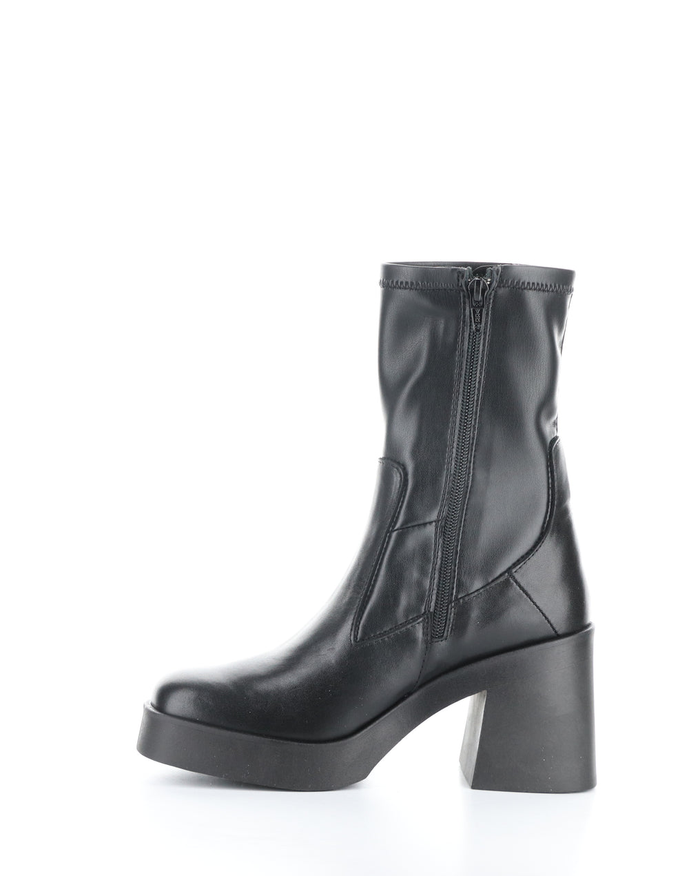 VIVICA BLACK Round Toe Boots