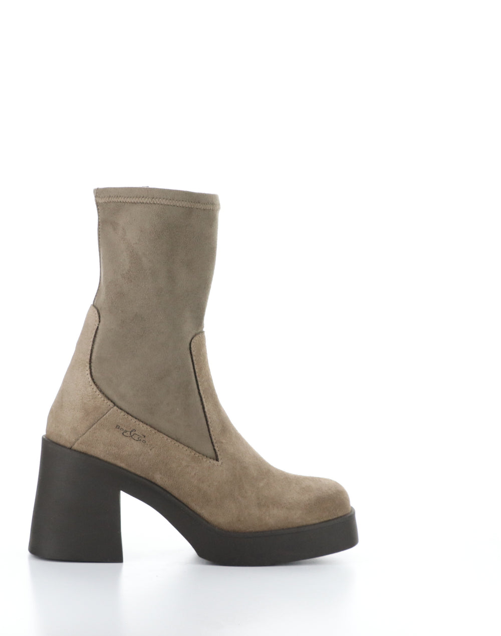 VIVICA TAUPE Round Toe Boots