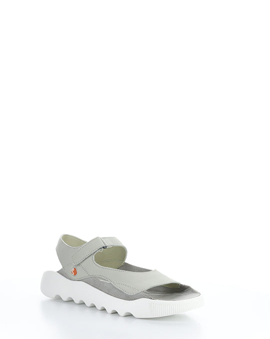 Weal712Sof 004 Lt Grey Velcro Sandals
