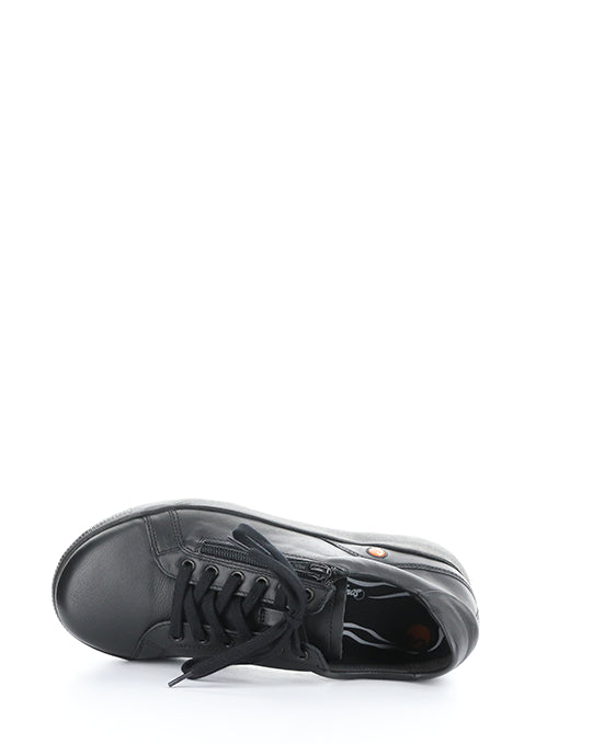 Whiz719Sof 007 Black Smooth Leather