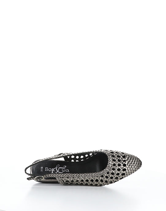 Willow Pewter Pointed Toe Shoes