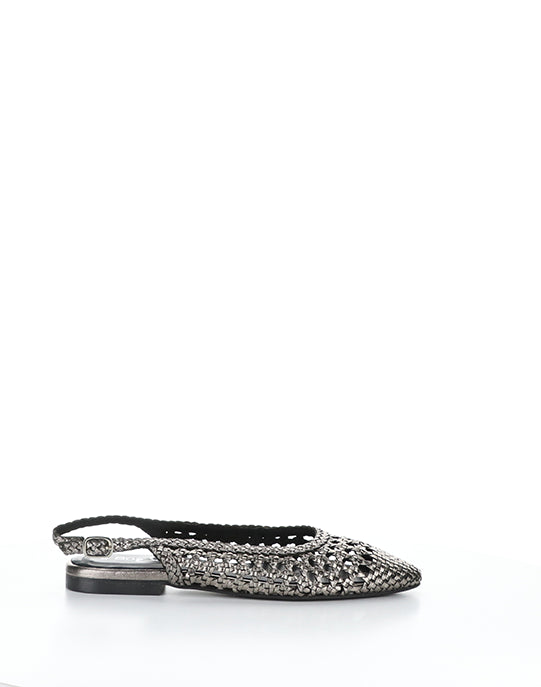 Willow Pewter Pointed Toe Shoes