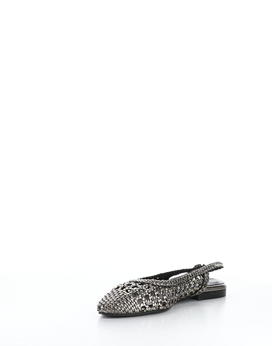 Willow Pewter Pointed Toe Shoes