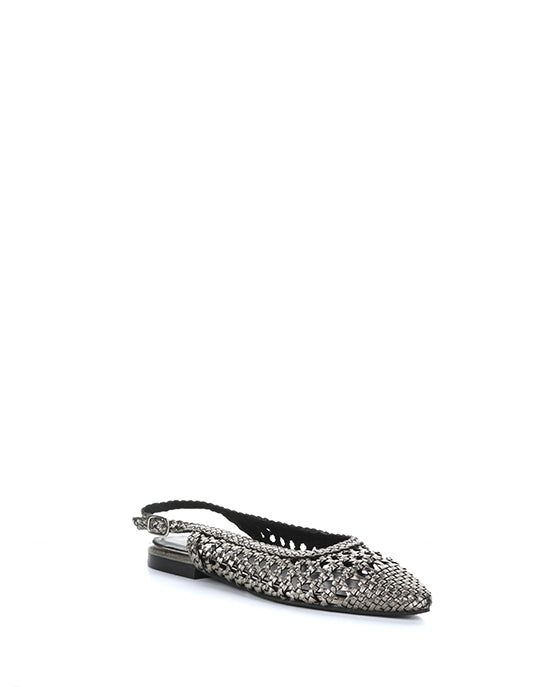 Willow Pewter Pointed Toe Shoes