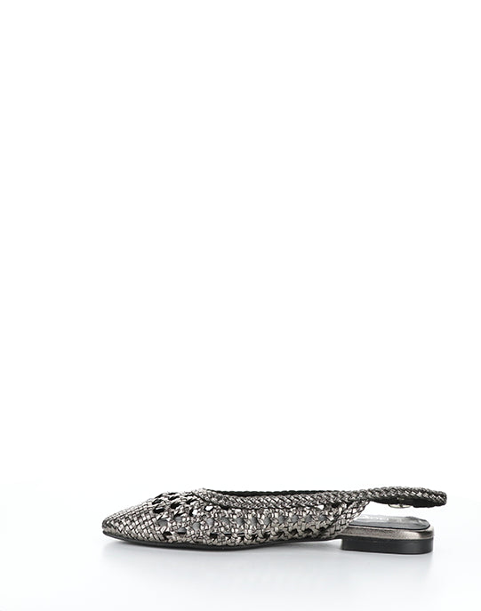 Willow Pewter Pointed Toe Shoes