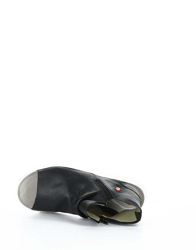 Wish789Sof 000 Black Round Toe Sandals