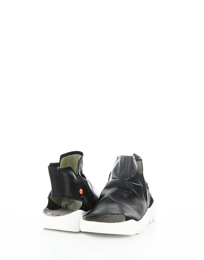 Wish789Sof 000 Black Round Toe Sandals