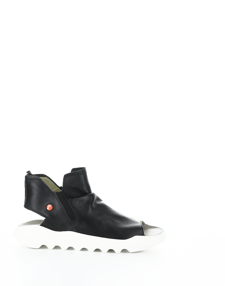 Wish789Sof 000 Black Round Toe Sandals